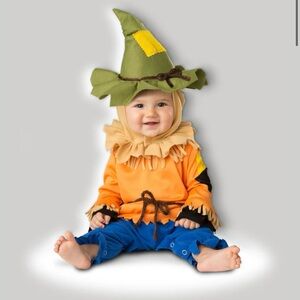 Adorable Infant Silly Scarecrow Cosplay Costume 12-18 months NEW!